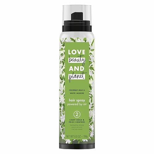 Love Beauty and Planet Frizz Control Hair Spray Coconut Milk and White Jasmine 6.8 oz Beauty & Personal Care Unilever