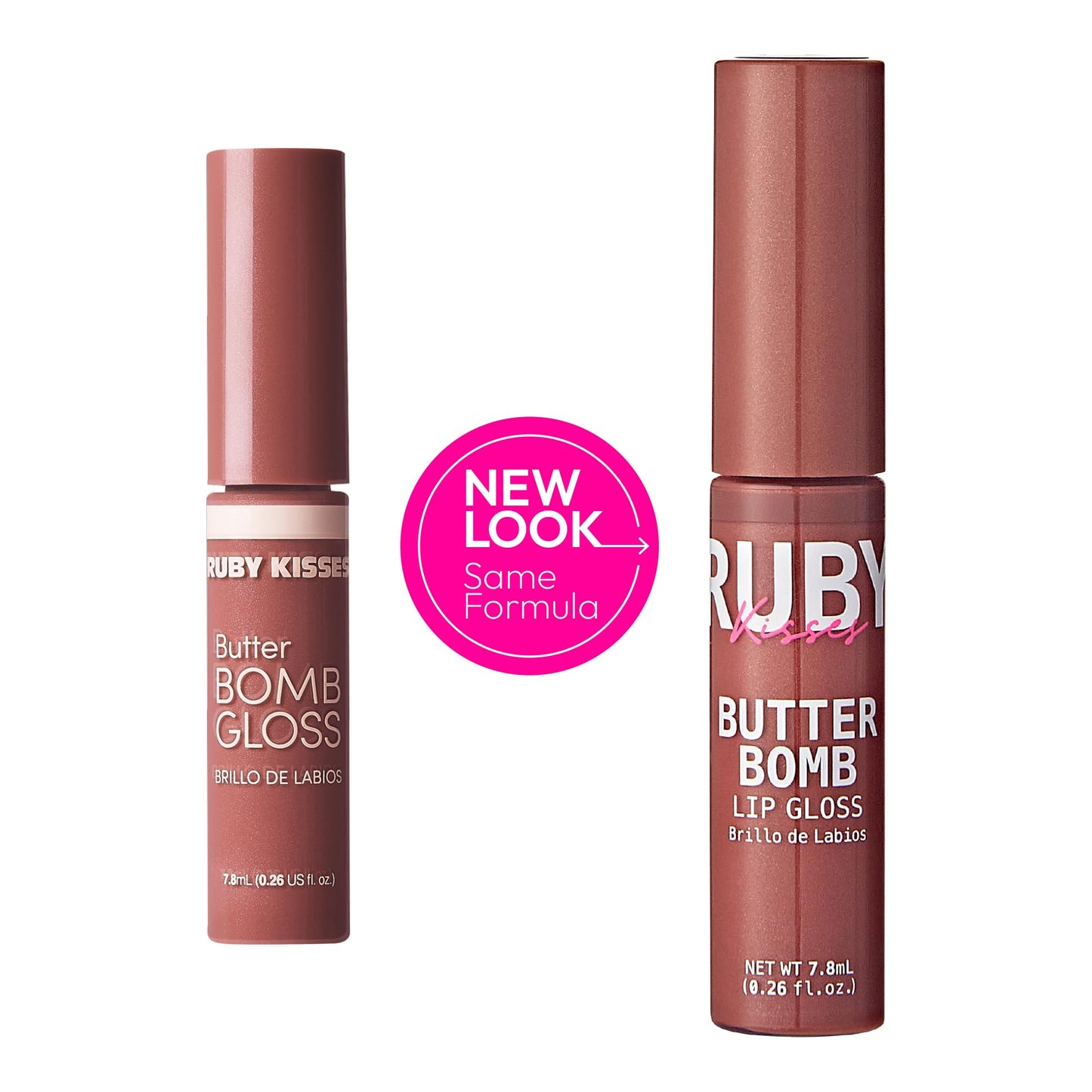 Ruby Kisses Butter Bomb Lip Gloss, High-Shine Non-Sticky Hydrating Plumping Beauty & Personal Care Ruby Kisses