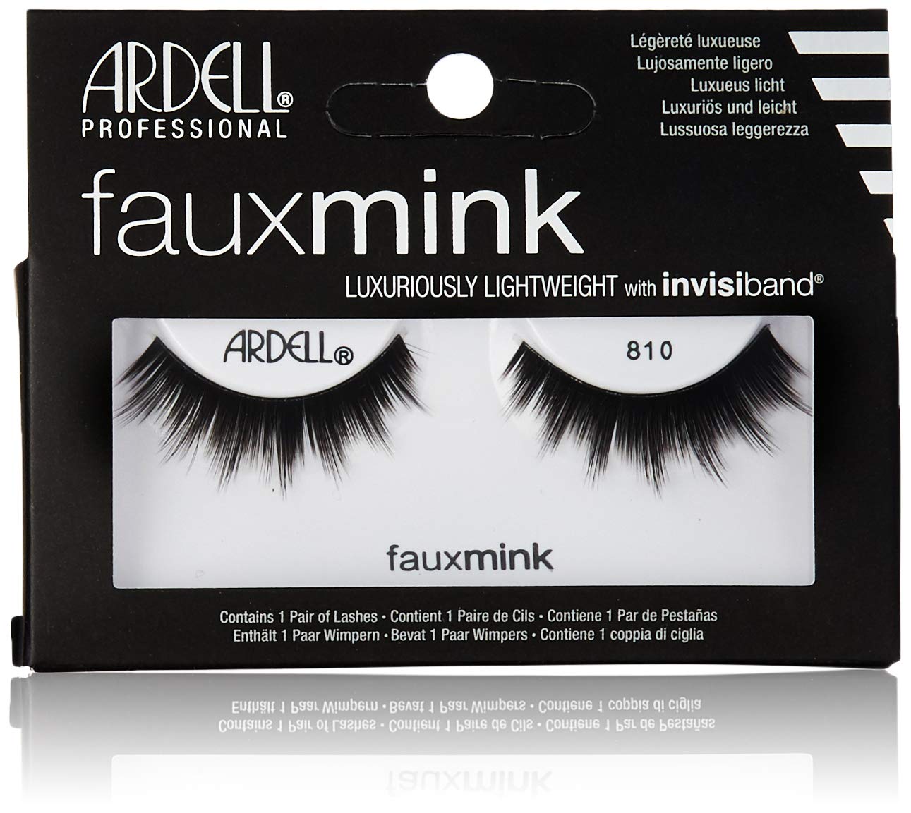 Ardell Faux Mink #810 Black Lashes (6 Pack) Beauty & Personal Care Ardell