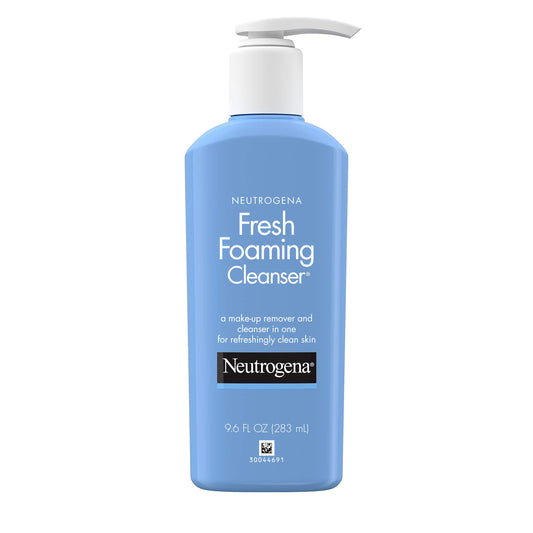 Neutrogena Fresh Foaming Gentle Daily Facial Cleanser & Makeup Remover, Oil-, Soap- & Alcohol-Free, Removes Dirt, Oil & Waterproof Makeup Beauty & Personal Care Neutrogena