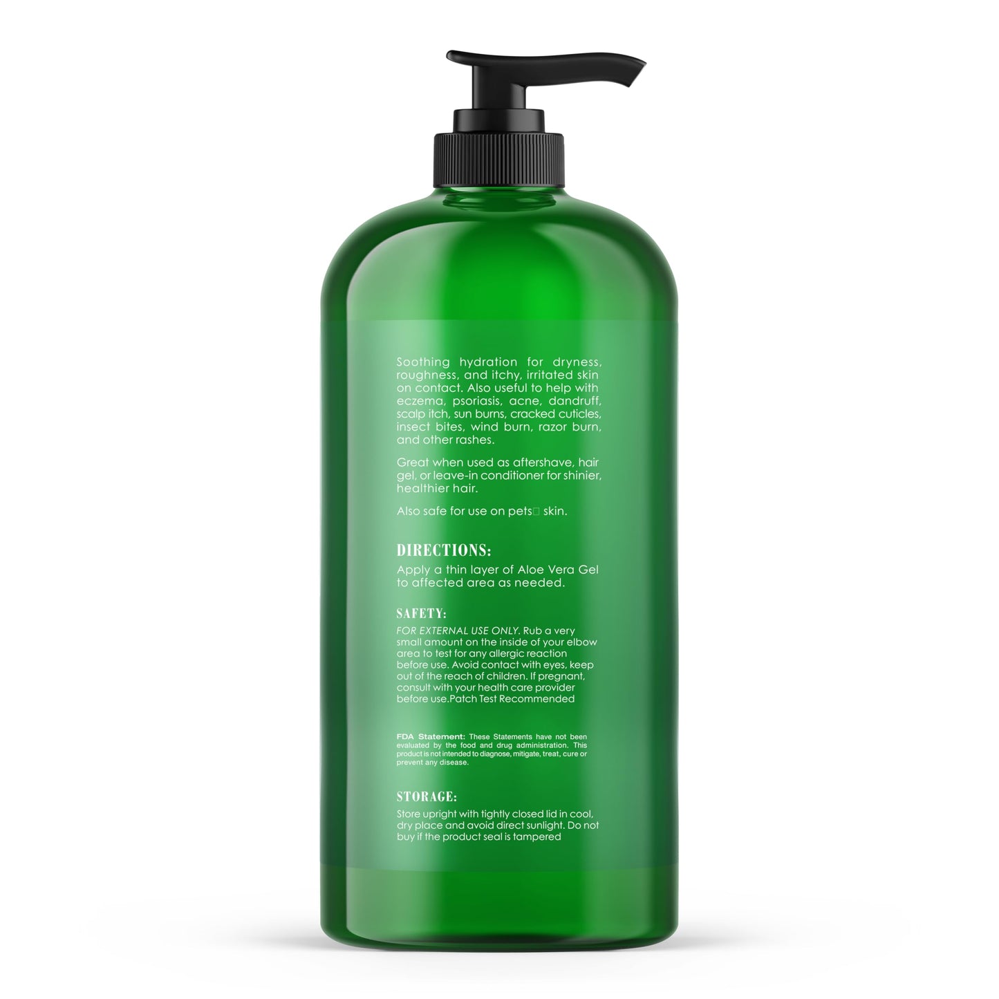 Botanic Hearth Aloe Vera Moisturizing Liquid Gel - 100% Pure Aloe, Enriched with Vitamin C for Dry & Itchy Skin - No Added Color, Fragrance, or Beauty & Personal Care Botanic Hearth