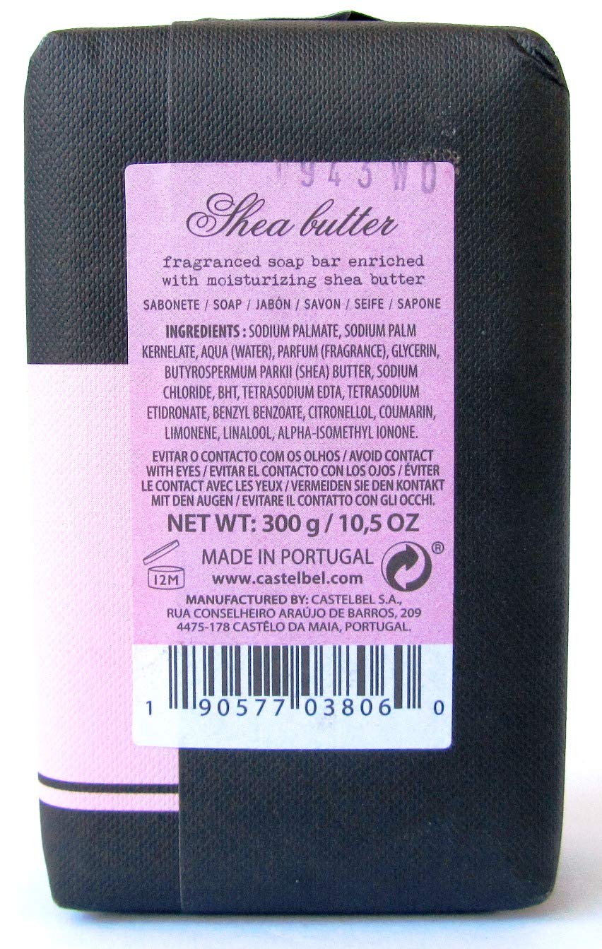 Castelbel Porto - Shea Butter - Fragranced Luxury Soap Bar 10.5 Ounce Beauty & Personal Care Castelbel Porto