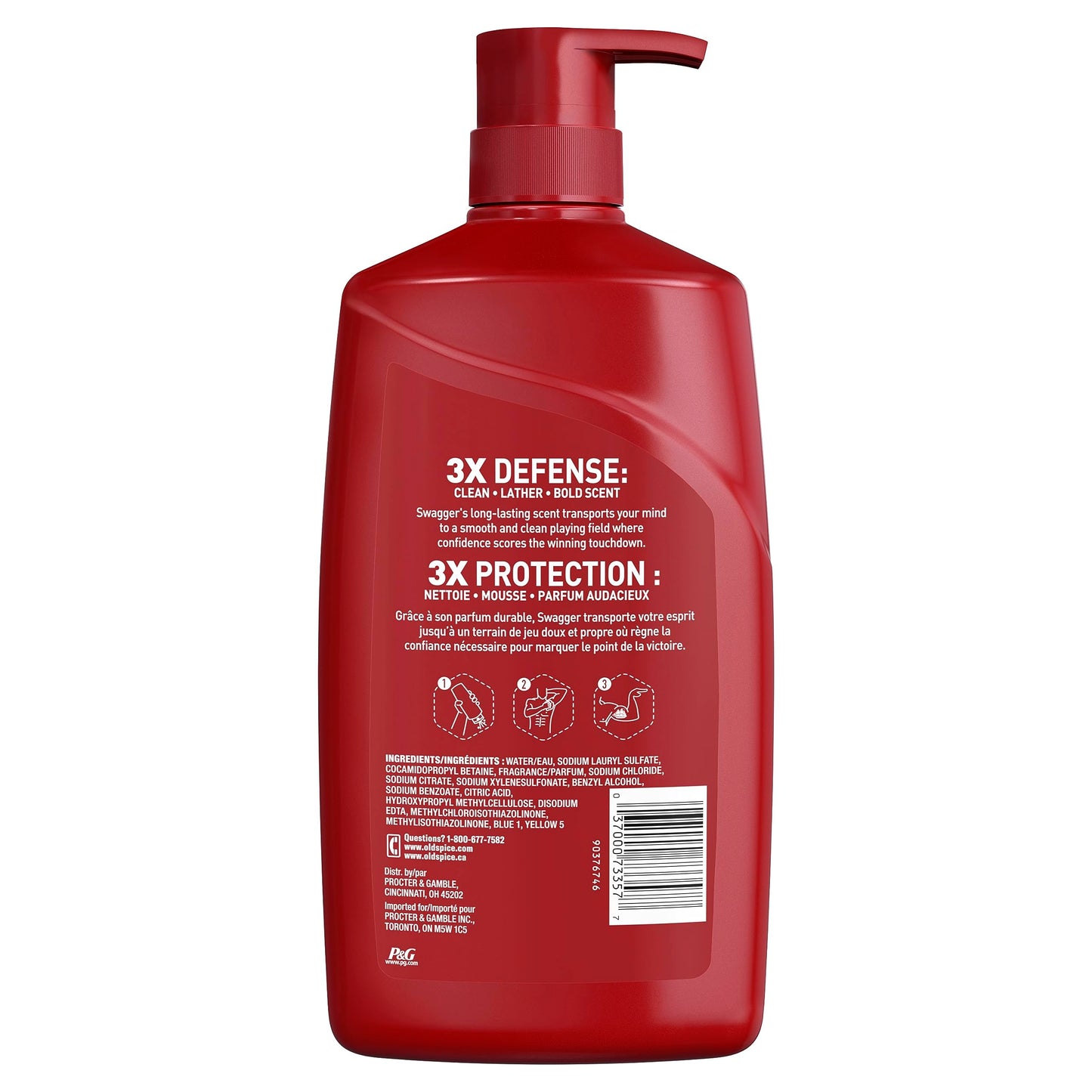 Old Spice Swagger Scent of Confidence, Body Wash for Men, 33.4 fl oz Beauty & Personal Care Old Spice
