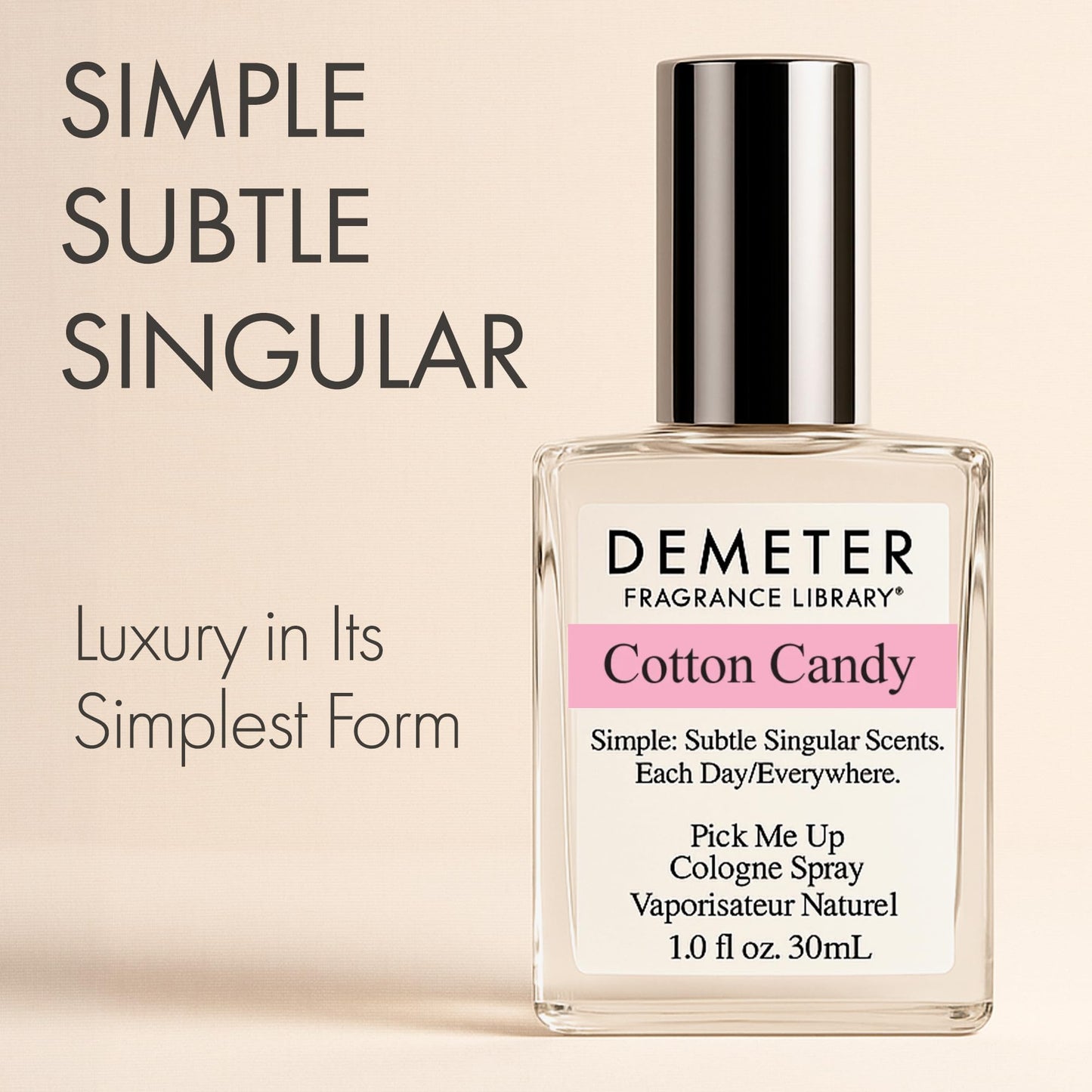 DEMETER Natural Perfume Spray Cologne for Women, Cotton Candy, 1 oz Beauty & Personal Care DEMETER