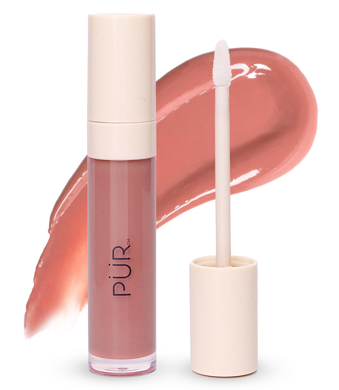 PÜR MINERALS Glossy Lip Tint, Plumping Tinted Lip Oil- Hydrate & Plumps with Buildable, Non-Sticky & High Shine Formula - Jajoba Oil, Vitamin E Beauty & Personal Care PÜR MINERALS