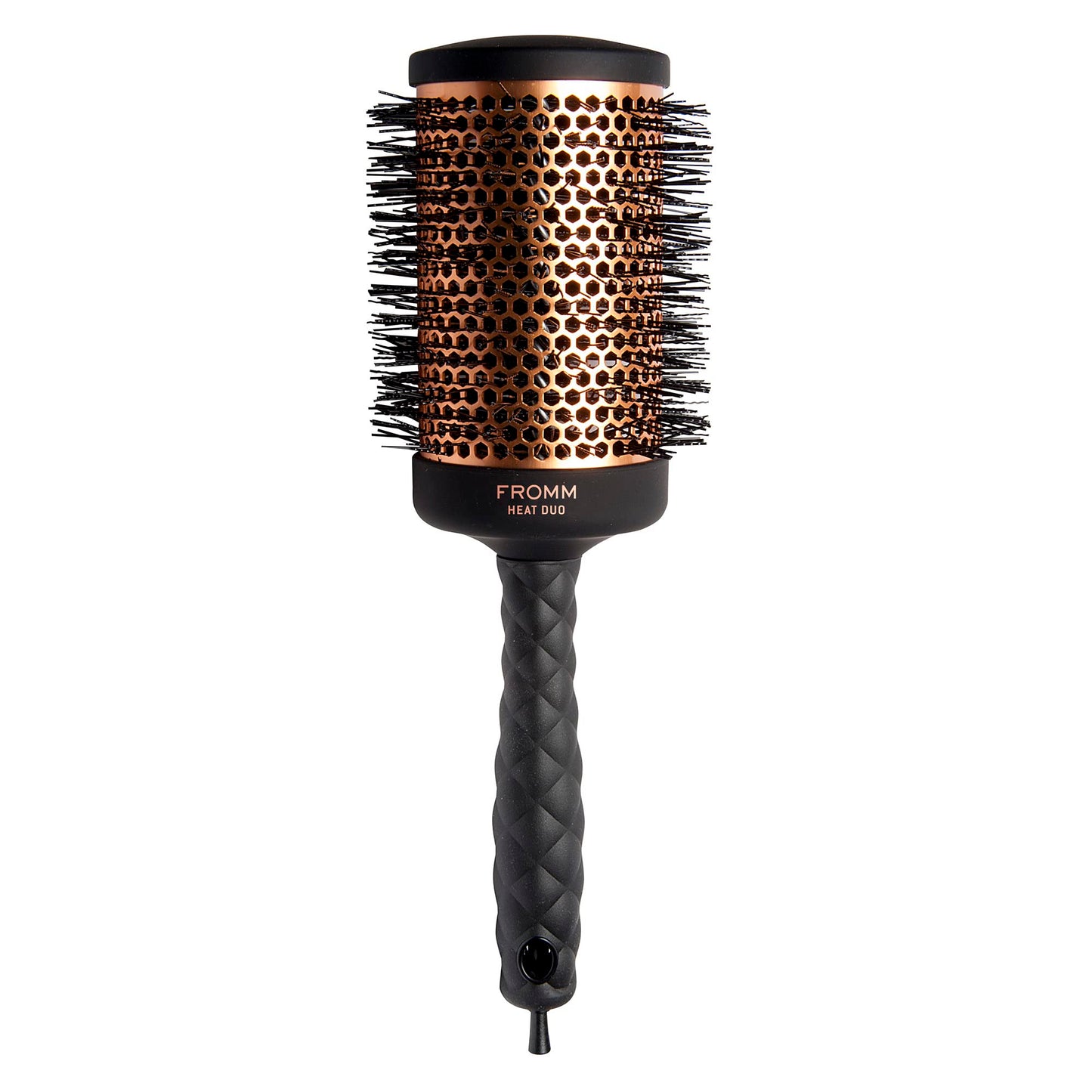 Fromm Heat Duo Copper x Ceramic 2.5" Round Brush for Expert Blowouts and Faster Hair Drying, Roller Hairbrush for Anti-static Styling, Smoothing Beauty & Personal Care Fromm