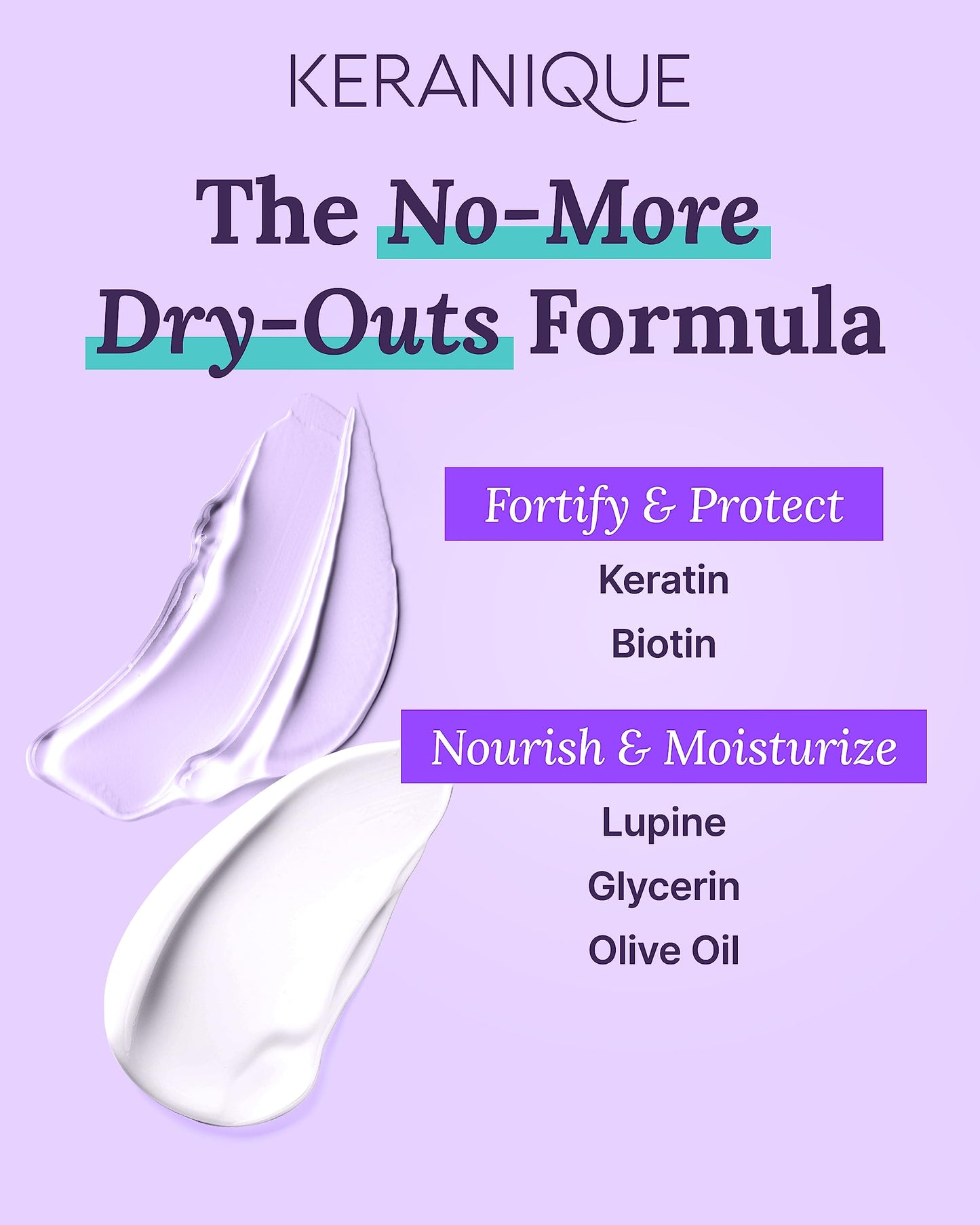 Keranique Deep Hydration Shampoo and Conditioner Set for Dry, Thinning Hair - Keratin, Biotin & Niacinamide - Moisturizing, Strengthening & Volumizing Beauty & Personal Care Keranique