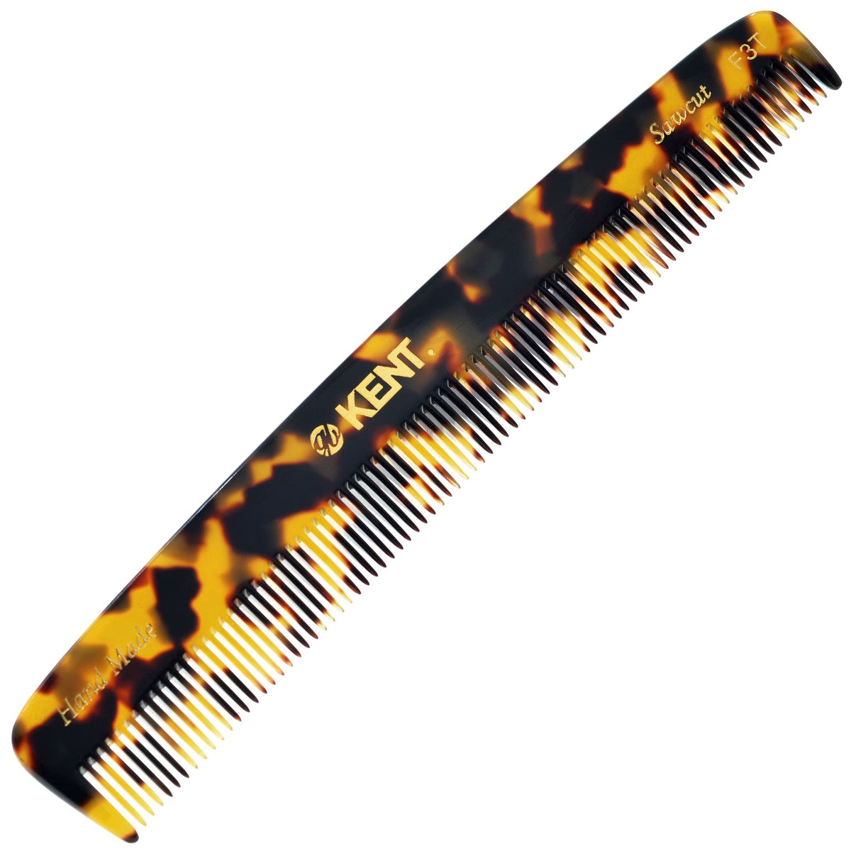 Kent F3TY Fine Tooth Comb for Hair Care, Parting Comb Combs for Men and Combs for Women, Dandruff Hair Comb, Kent Mens Combs for Hair Fine Teeth Comb