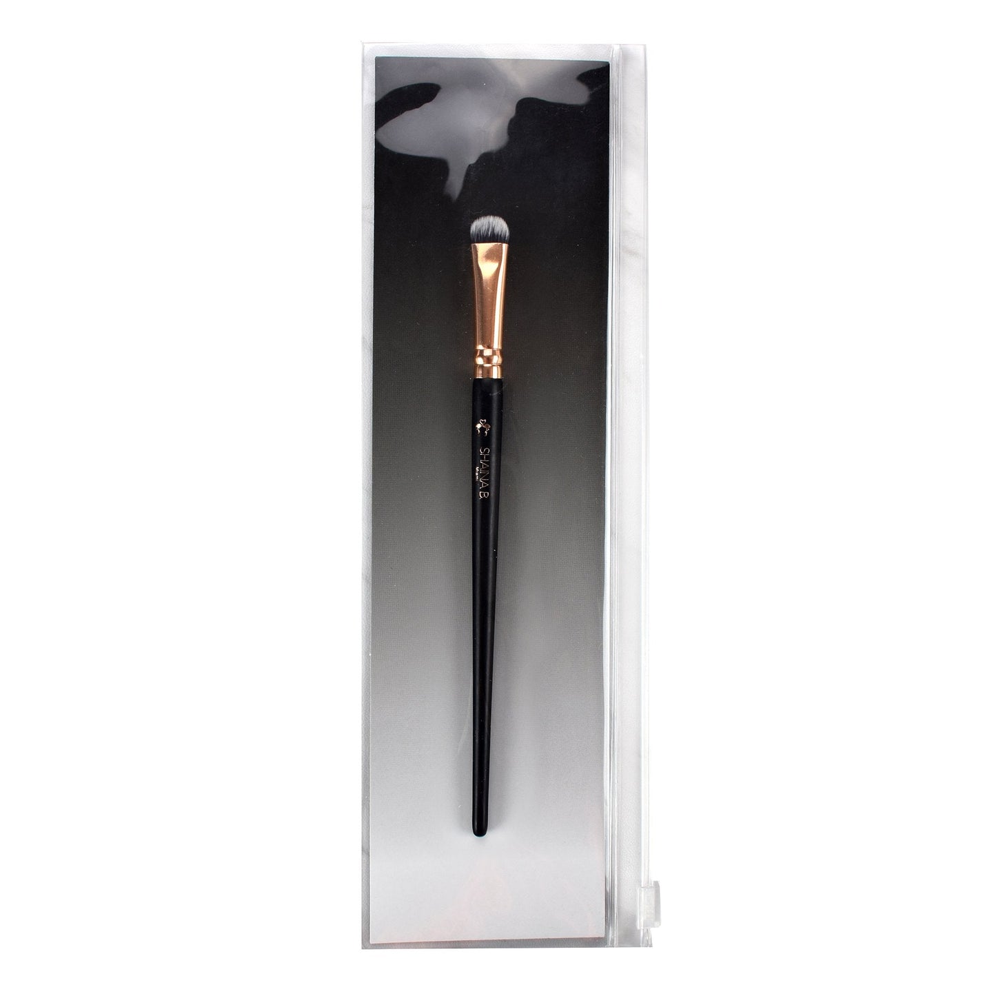 Shaina B. Miami Eyeshadow Smudge Brush for Eye Makeup - Rounded Dense Eye Shadow Brush with Soft Synthetic Bristles for Blending Cream, Powder Beauty & Personal Care Shaina B. Miami