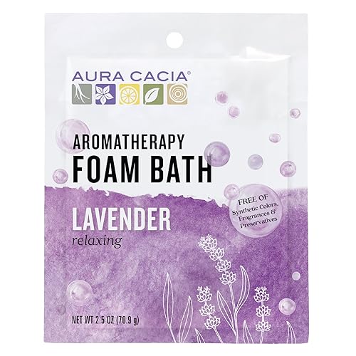 AURA CACIA Lavender Foaming Bath, 2.5 OZ Beauty & Personal Care Aura Cacia
