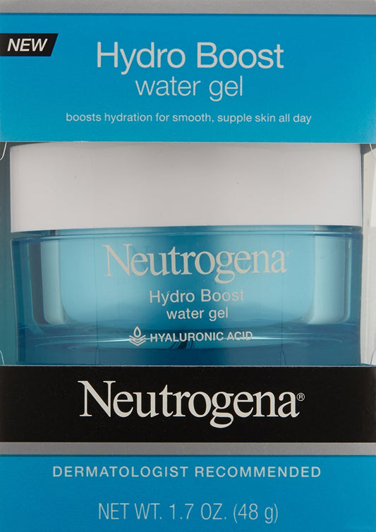 Neutrogena Hydro Boost Hyaluronic Acid Hydrating Water Face Gel Moisturizer for Dry Skin, 2 Pack (1.7 fl. Oz) Beauty & Personal Care Neutrogena