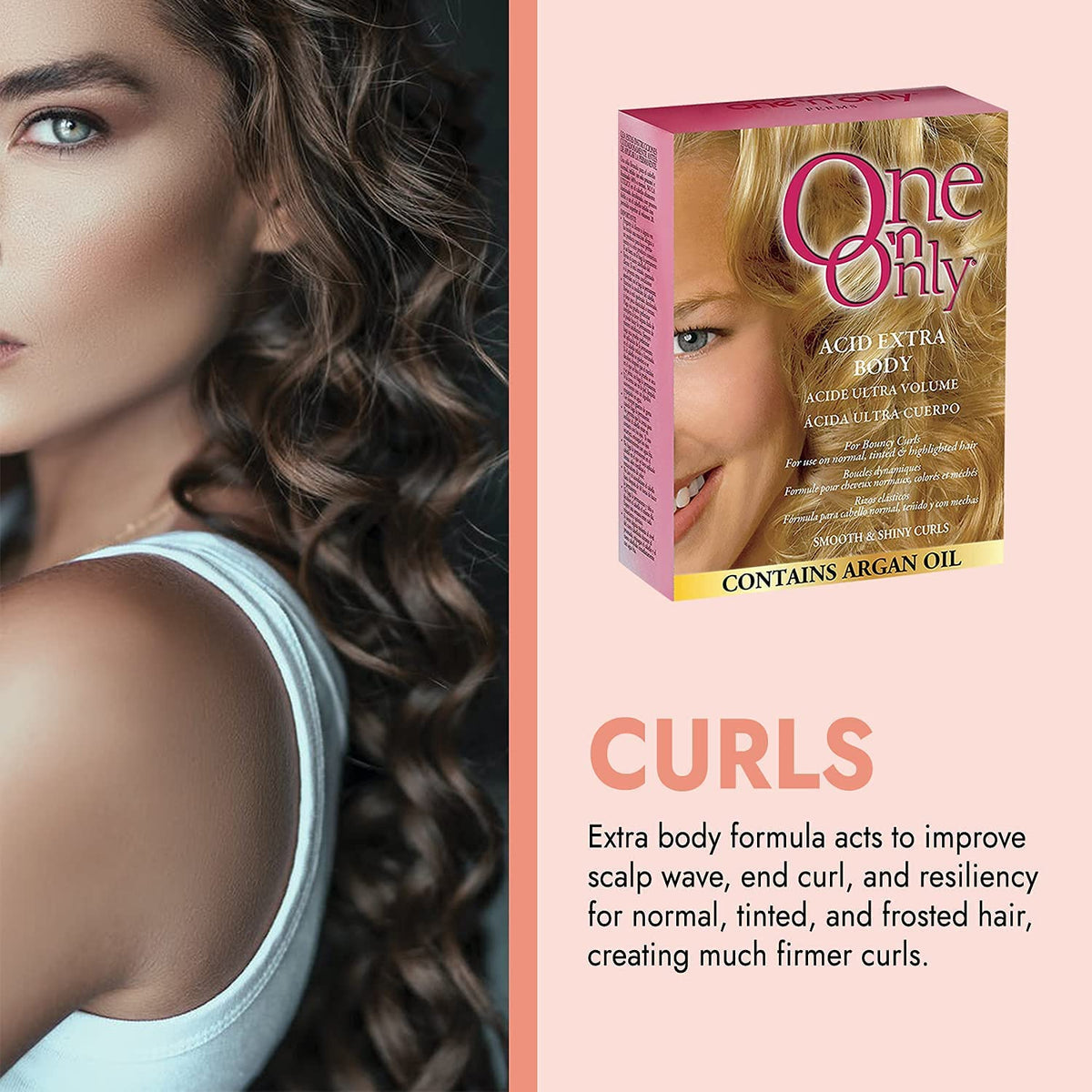 One 'n Only Acid Extra Body Hair Perm & At Home Kit, 1 Count