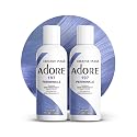 Adore Semi Permanent Hair Color (197 Periwinkle) (2 Pack) | Vegan & Cruelty-Free Blue Hair Dye | No Ammonia, No Peroxide, No Alcohol | 4 Fl Oz Beauty & Personal Care Adore