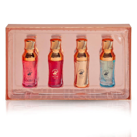 Beverly Hills Polo Club BHPC Perfume Gift Set for Women | 4 Piece Eau de Parfum Sexy, Sexy Blue, Hot, Embrace Fragrances Beauty & Personal Care Beverly Hills Polo Club