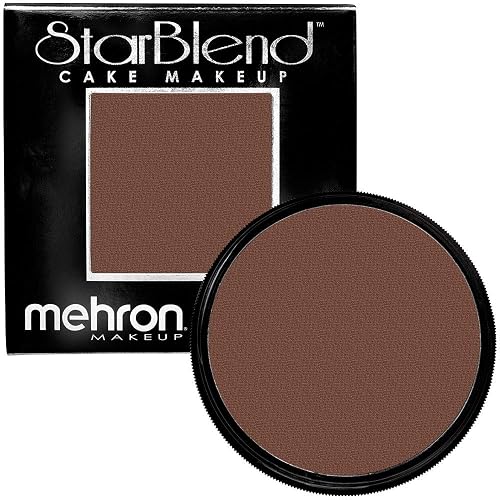 Mehron Makeup StarBlend Cake (2 oz) (Ebony) Beauty & Personal Care Mehron