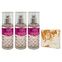 Bath & Body Works Gingham Gorgeous 3 - Fine Fragrance Mist - with a Peach Gardenia Sample Soap - Travel size Beauty & Personal Care Bath & Body Works