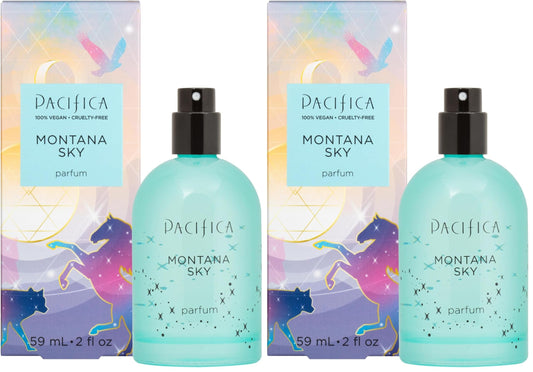 Pacifica Montana Sky Spray Perfume - Clean Vegan Fragrance for Women with Cedarwood & Sage - Grounding Earthy Woodsy Scent w/Cedarwood, Black Pepper Beauty and Personal Care Pacifica Default Title