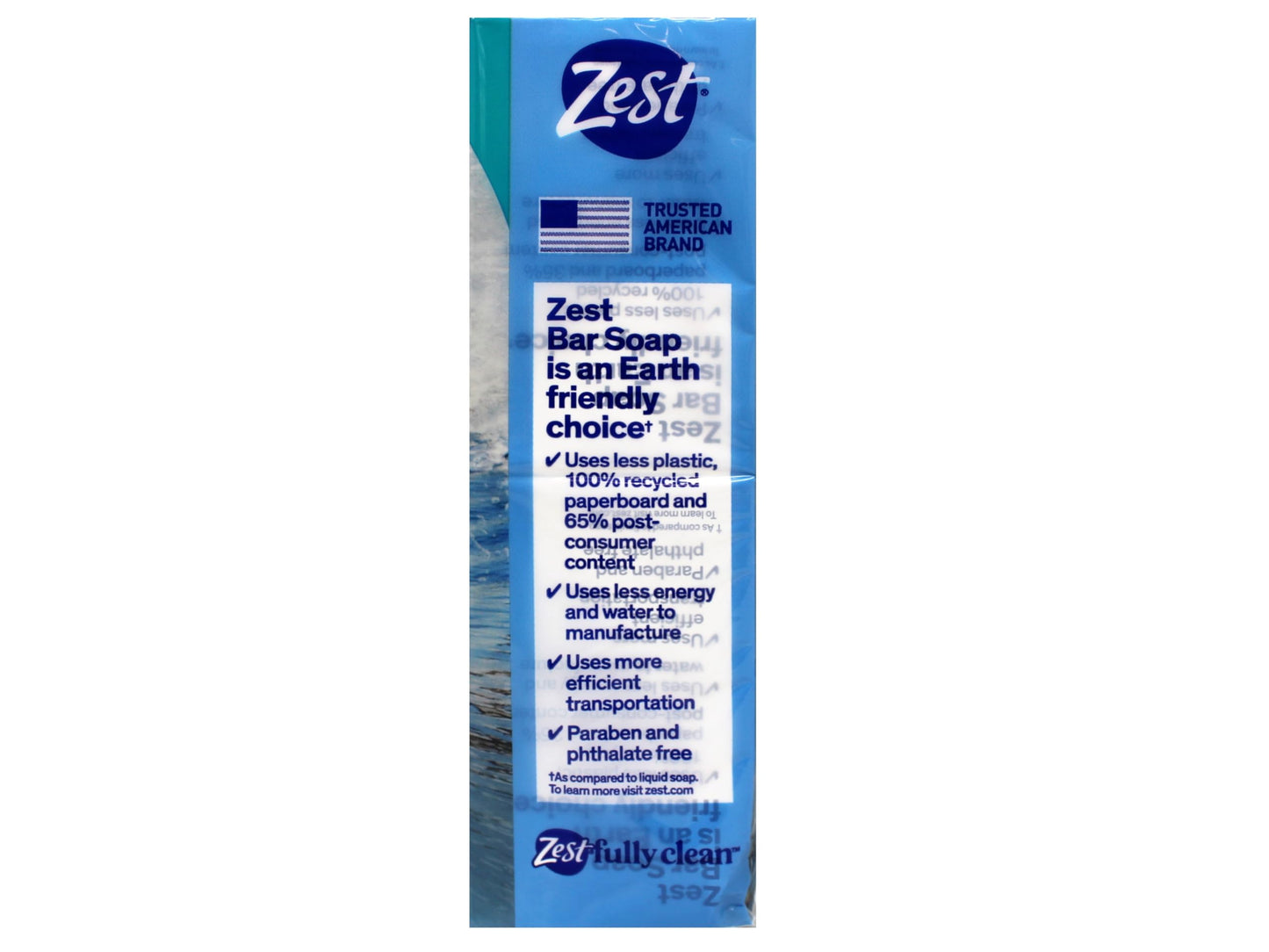 Zest Ocean Breeze Bar Soap - 8 Bars - Enriched With Sea Minerals - Rich Lathering Bars Leave Your Body Feeling Smooth And Moisturized with an Beauty & Personal Care Zest