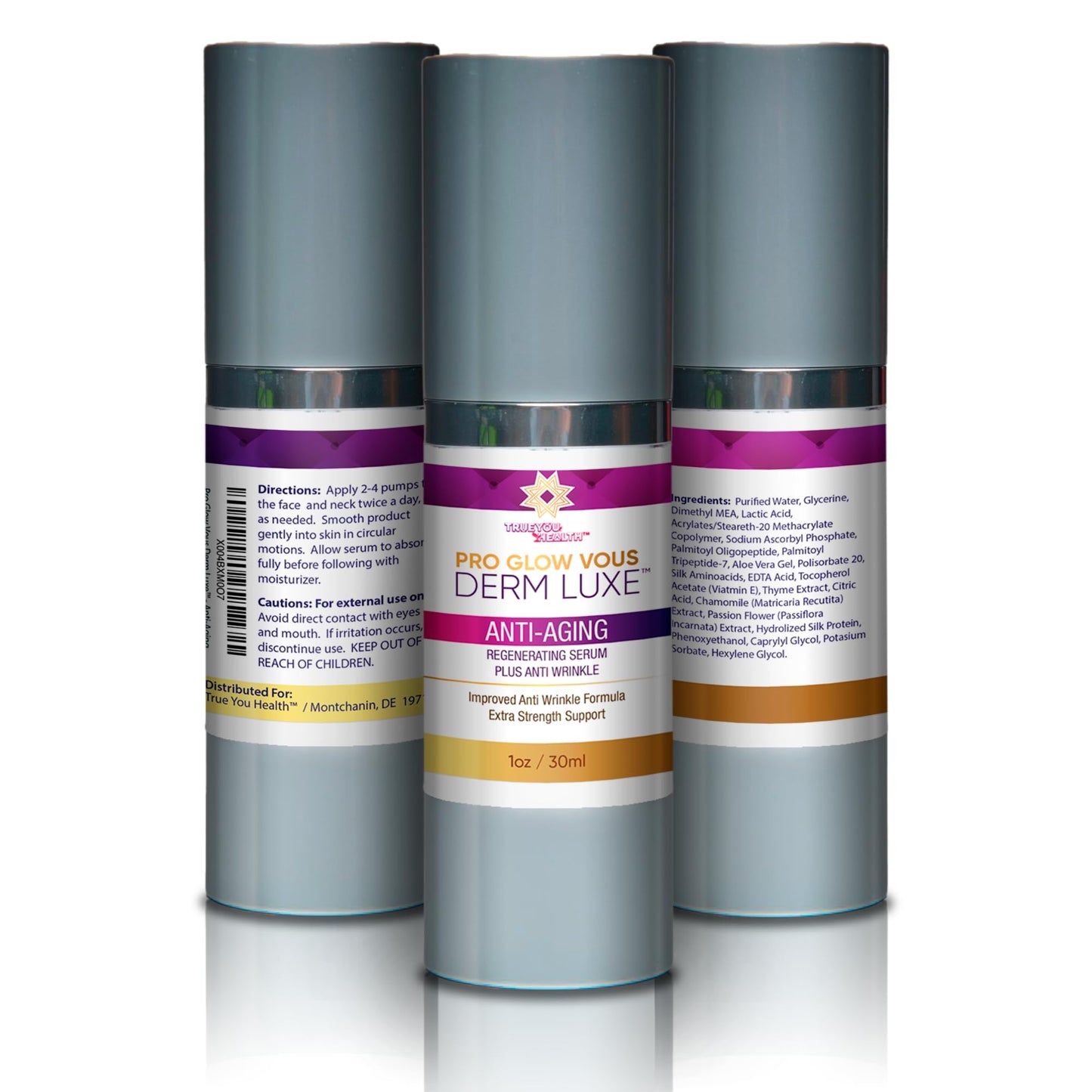 Pro GlowVous DermLuxe Our Best Anti Wrinkle Serum - Our Best Anti Aging Serum - Our Best Vitamin C Serum for Face Anti Aging - Glovous Derm Luxe Anti Beauty & Personal Care True You Health