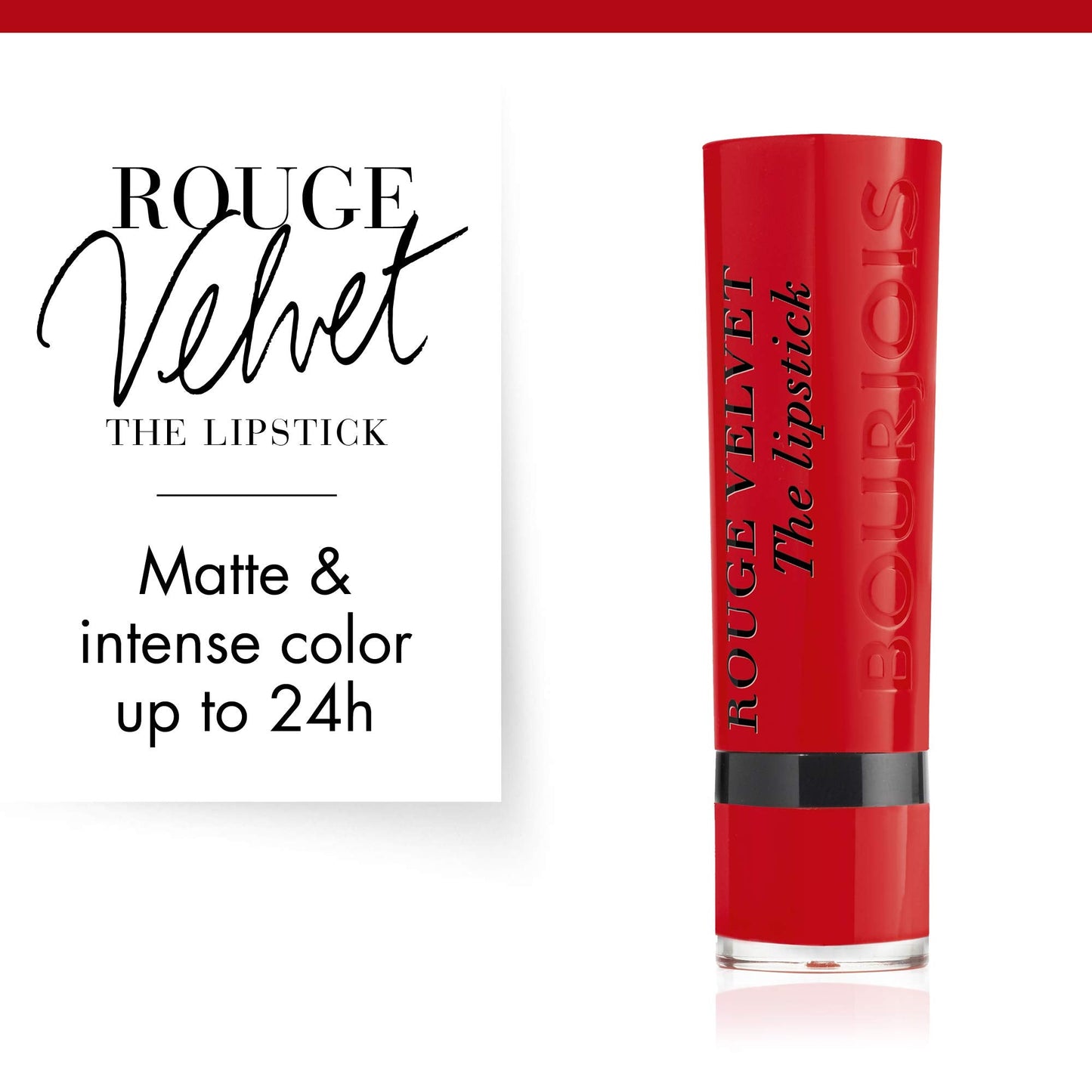 Bourjois Paris Rouge Velvet Lipstick 2.4g - 08 Rubi's Cute Beauty & Personal Care Bourjois