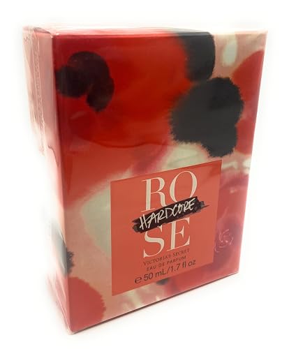 Victoria's Secret Hardcore Rose Perfume For Women Eau de Parfum 1.7 Fluid Ounce - Floral Fruity Scent with Black Rose, Dark Plum and Raw Amber Beauty & Personal Care Victoria's Secret