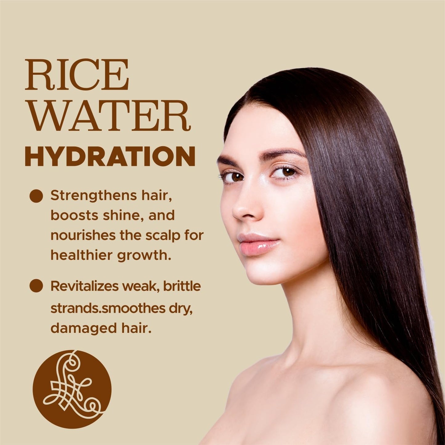 Luseta Rice Water Hair Mask Strengthening & Nourishing Revitalizes Shine for All Hair Types Hydrating & Frizz Control for Women and Men 16.9oz Beauty & Personal Care L LUSETA