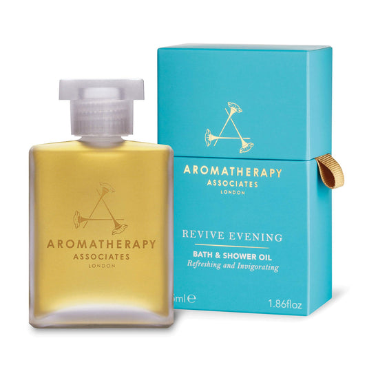 Aromatherapy Associates Revive Evening Bath and Shower Oil - Natural Hydrating Oil with 3 Essential Oils to Refresh Mind, Body, and Spirit (1.86 oz) Beauty and Personal Care Aromatherapy Associates
