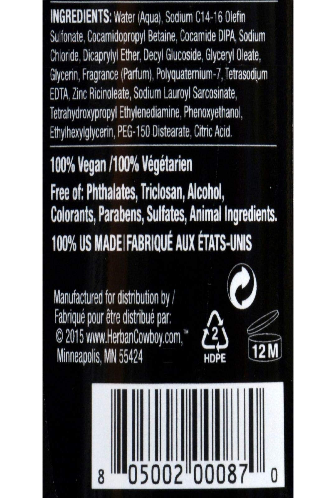 Herban Cowboy, Body Wash Dusk, 18 Fl Oz Beauty & Personal Care Herban Cowboy