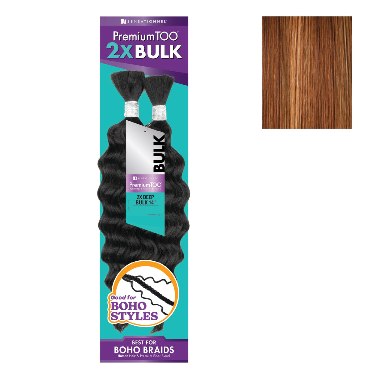 Sensationnel PremiumToo Bulk Weaving-2X Deep,1 Pack 14 inch, S27/30