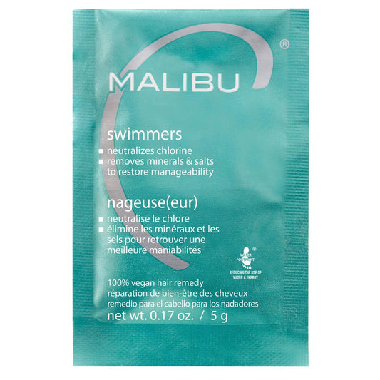 Malibu C Swimmers Wellness Remedy - Restoring & Hydrating Hair Care with Vitamin C Complex - Protects Hair Discoloration from Chlorine and Pool Beauty and Personal Care Malibu C Default Title