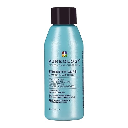 Pureology Strength Cure Shampoo - For Damaged or Color Treated Hair, Hair Strengthening & Prevents Breakage, Seals Split Ends, Vegan & Sulfate-Free Beauty & Personal Care Pureology
