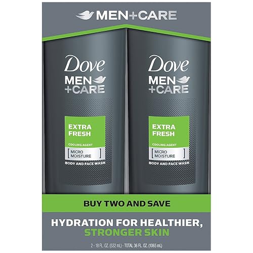 Dove Men+Care Body Wash, Extra Fresh 18 oz, Twin Pack Beauty & Personal Care Dove