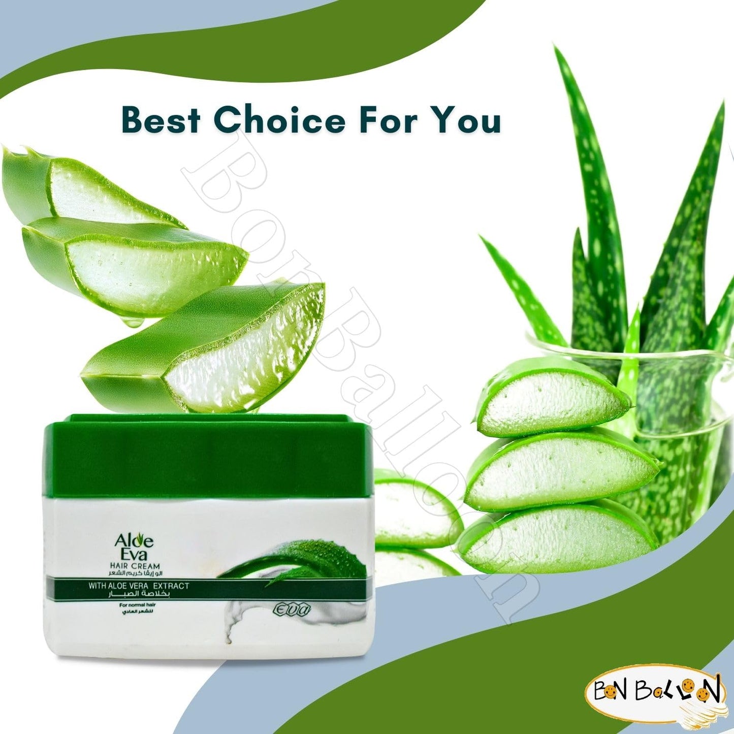 EVA Hair Cream With Aloe Vera - Smooth, Shiny and Radiant Hair for All Types (Small Pack 1.58 oz / 45 gm) Beauty & Personal Care EVA