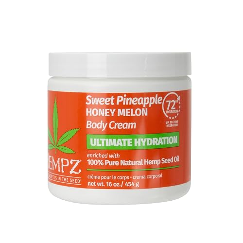 Hempz NEW Lux Body Cream, Sweet Pineapple & Honey Melon Herbal, Ultra Hydrating, 16 oz. Beauty & Personal Care Hempz