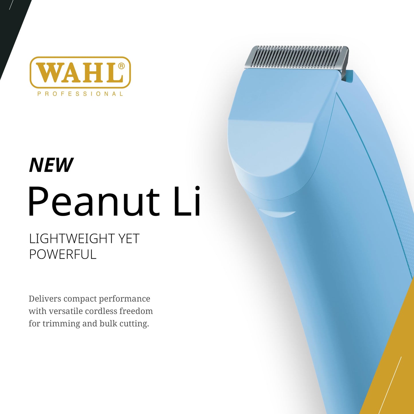 Wahl Professional Peanut Li Cordless Trimmer, Lightweight & Compact, High-Powered Rotary Motor, USB-C Quick Charge, Blue Beauty and Personal Care Wahl Professional