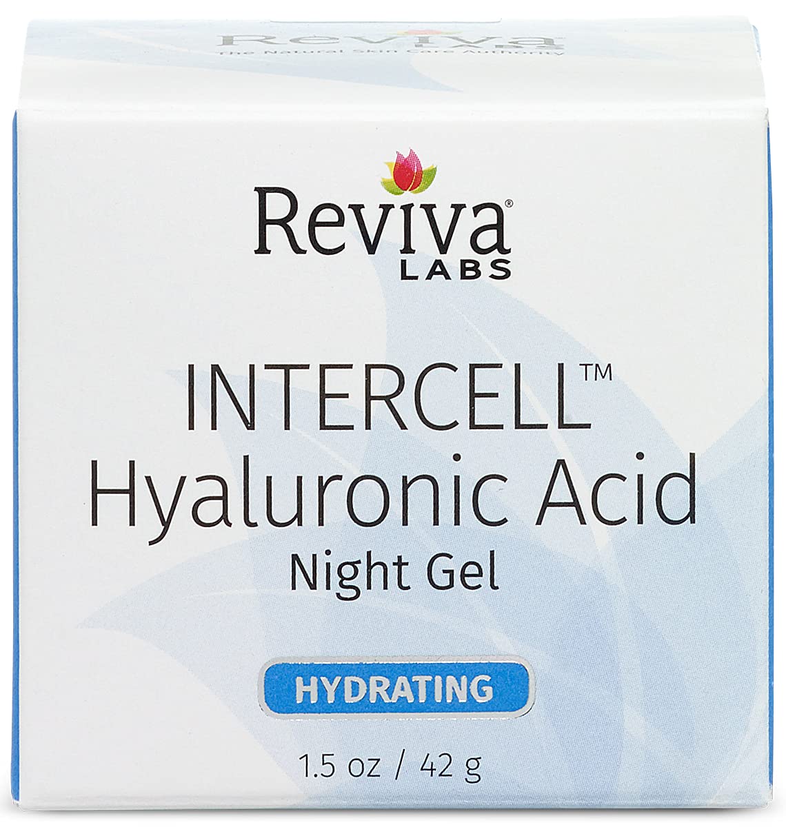 Reviva Intercell Night Face Gel With Hyaluronic Acid, Increase Skin Moisture - 1.25 Oz Beauty & Personal Care Reviva Labs