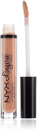 NYX PROFESSIONAL MAKEUP Lip Lingerie Gloss - Sable (Mid-Tone Beige) Beauty & Personal Care NYX PROFESSIONAL MAKEUP