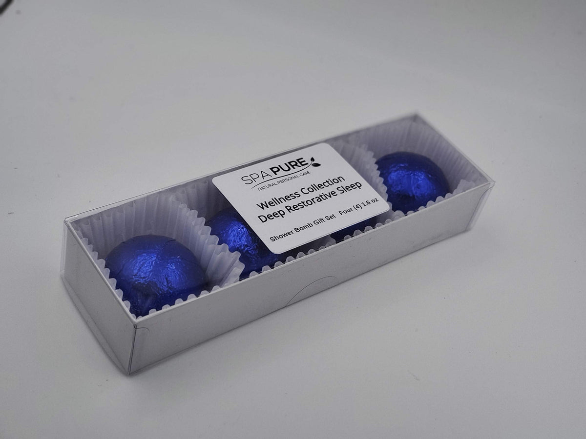 Spa Pure DEEP Restorative Sleep Aromatherapy Shower Steamers Bombs - Shower Bombs with Essential Oils - Unisex Bath Melts - Self Care and Relaxation… Beauty & Personal Care Spa Pure