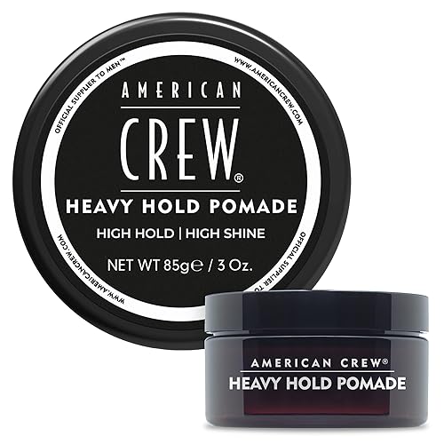 American Crew Men's Hair Pomade, Like Styling Gel with Heavy Hold & High Shine, Stocking Stuffer for Him,3 oz Beauty & Personal Care AMERICAN CREW
