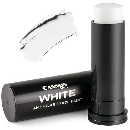Cannon Sports Face Body Paint Stick for Football Baseball Softball Lacrosse Hockey - Sweatproof, Long-Lasting, Anti-Glare (White) Beauty & Personal Care Cannon Sports