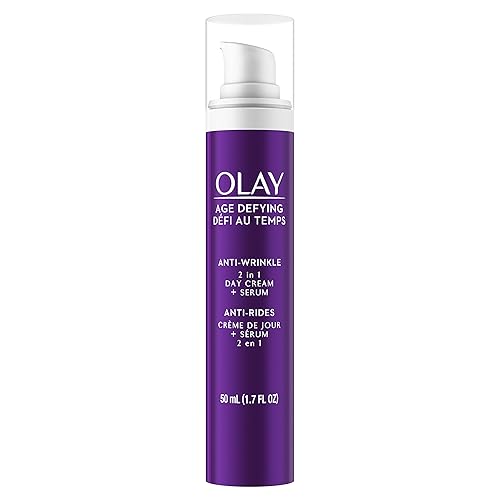 Wrinkle Cream by Olay Age Defying 2-in-1 Anti-Wrinkle Day Cream Plus Serum, 1.7 Fluid Ounce Beauty & Personal Care Olay