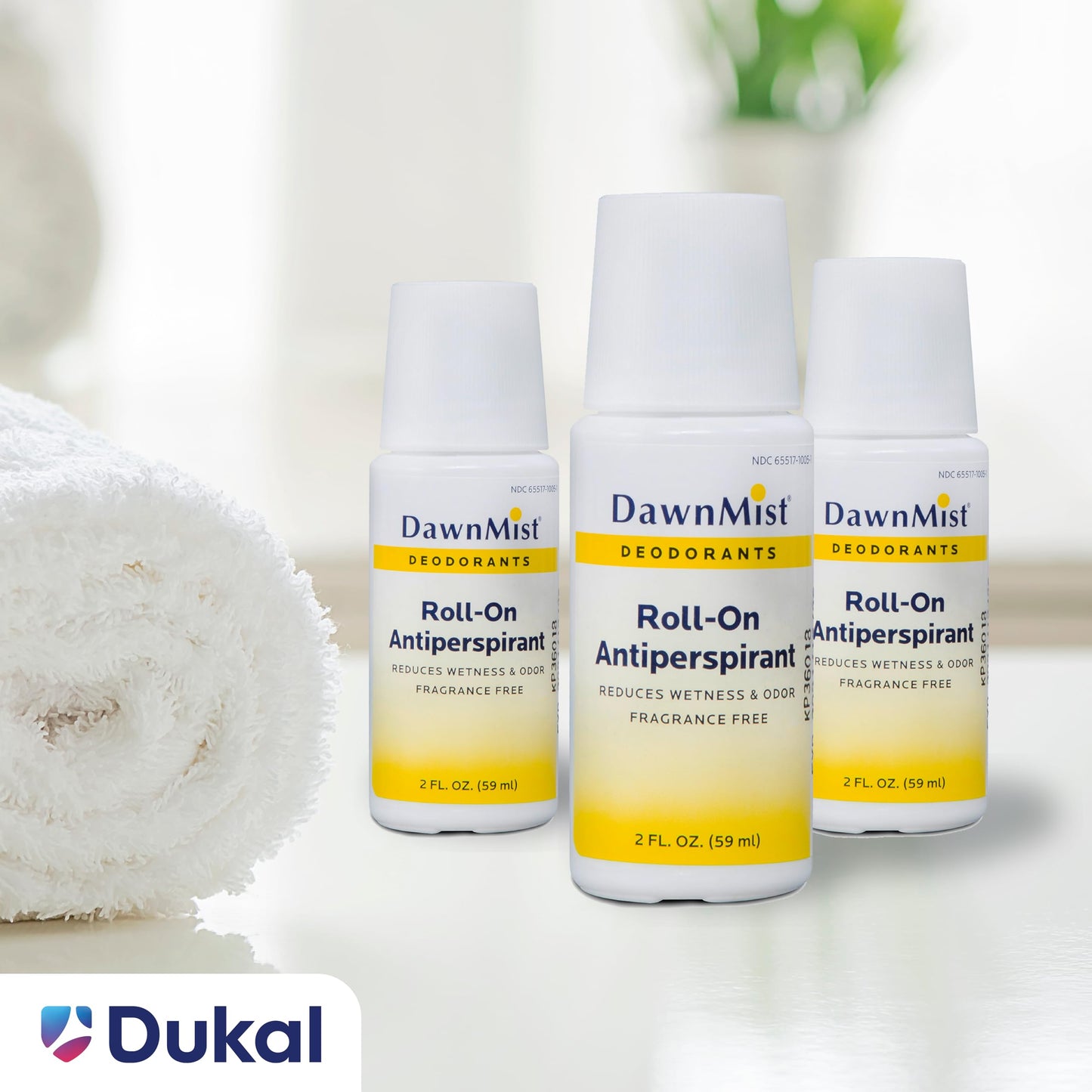 Dukal Dawn Mist Antiperspirant Deodorant, 2 oz., Unscented, Roll-On (Pack of 96) RD20 Beauty and Personal Care DawnMist