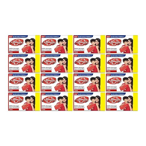 Lifebuoy Total Red Soap, 16-Count - 44 grams each Beauty & Personal Care Lifebuoy