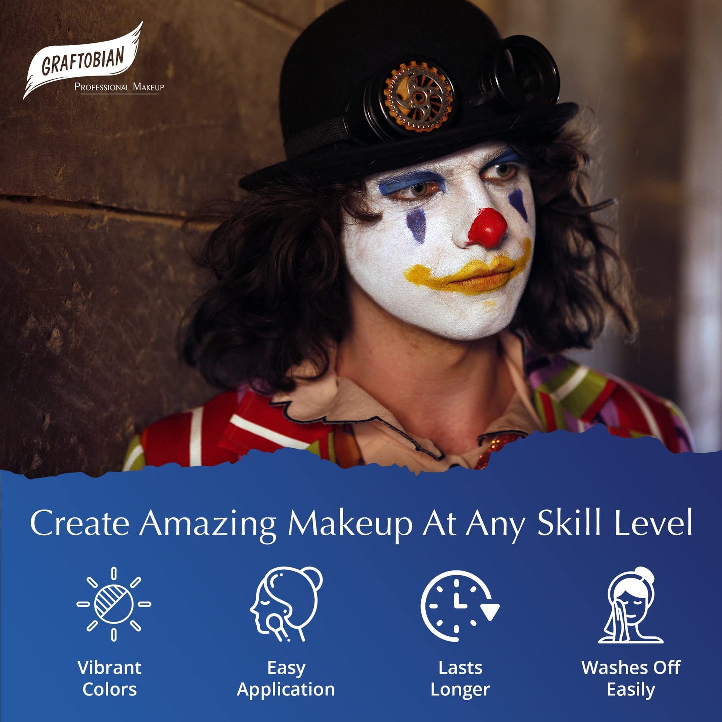 Graftobian Makeup ProPaint Face & Body Paint - Face Painting Set 5oz - Halloween Makeup - Costume Makeup for Adults - Body Paints for Adults - Face Beauty & Personal Care Graftobian