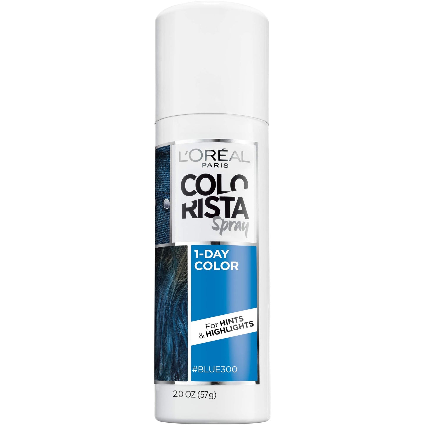 L'Oreal Paris Colorista 1-Day Washable Temporary Hair Color Spray, Blue, 2 Ounces Beauty & Personal Care L'Oreal Paris