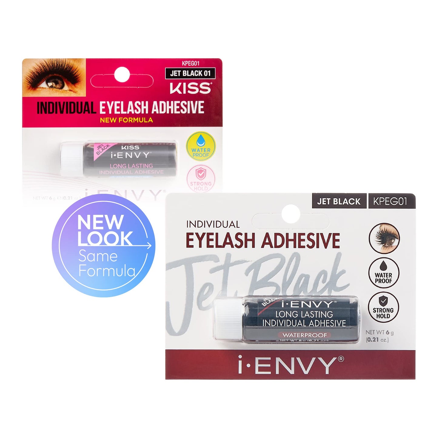 i-Envy Semi-Permanent Lash Glue Adhesive for Individual Cluster Lashes & Lash Extension, Waterproof Strong Hold, Long-Lasting Up to 2 Weeks Beauty & Personal Care i•ENVY