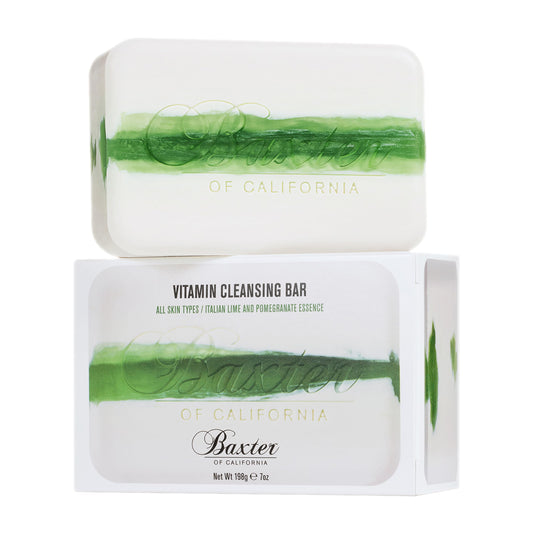 Baxter of California Vitamin Cleansing Bar for Men for All Skin Types - Italian Lime and Pomegranate Essence - 7 Oz Beauty & Personal Care Baxter of California