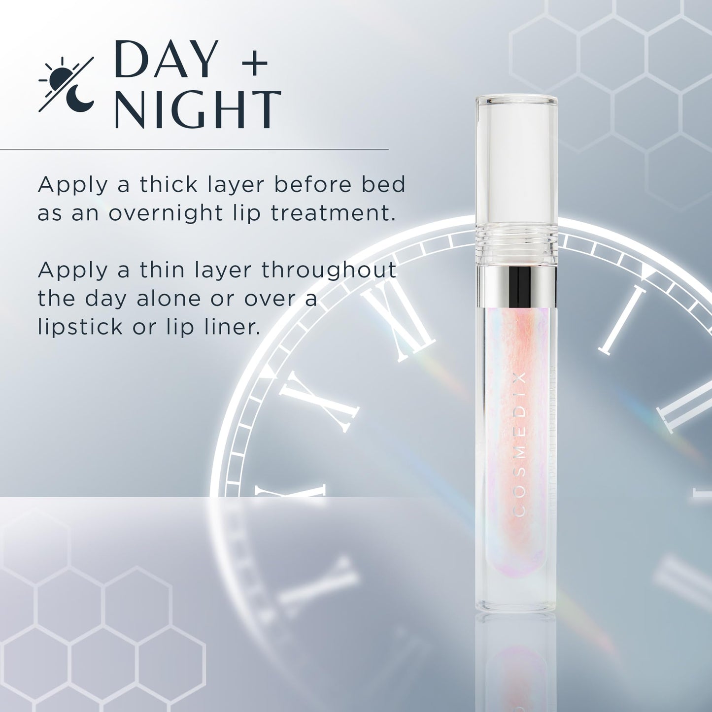 COSMEDIX Lumi Crystal Liquid Crystal Hydrator - Plumping Lip Gloss for Women for Plumped, Luscious & Fuller-Looking Lips - Long-Lasting Moisturizing Beauty & Personal Care COSMEDIX