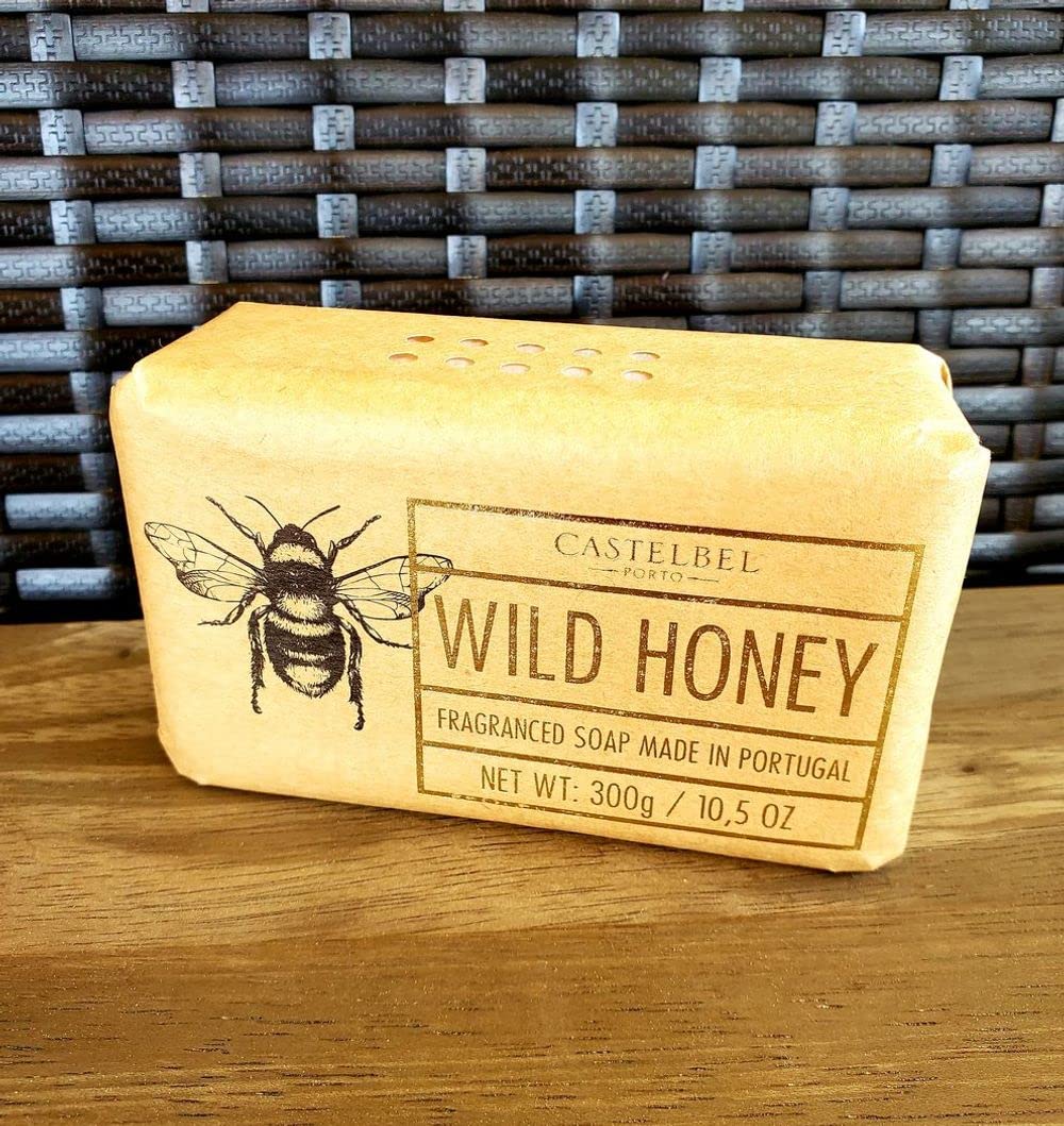 Castelbel Porto Wild Honey Fragranced Soap Bar, 10.5 Ounces Beauty & Personal Care Castelbel