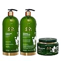ORGANIC KERATIN SYSTEM PREMIUM - PROFESSIONAL HAIR STRAIGHTENING BUNDLE (Clarifying Shampoo 1000ml + Keratin Treatment 1000ml + Mask 500ml) Beauty & Personal Care KERARGANIC